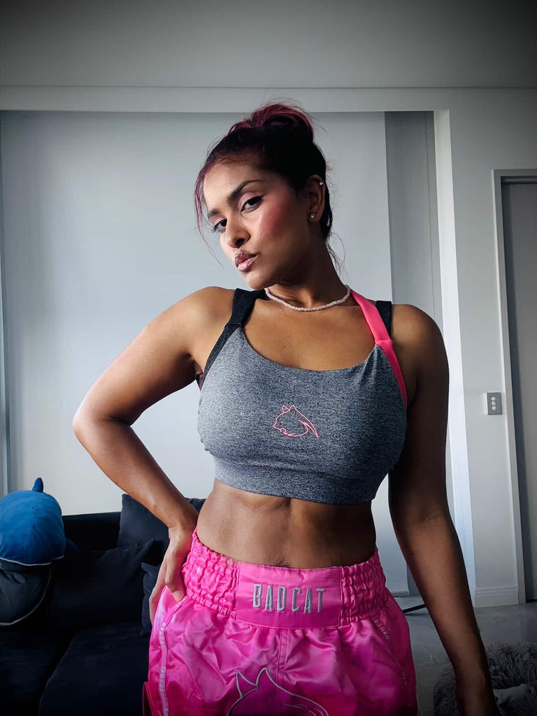 Vivacious Sports Bra in Coral